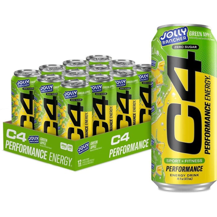 Cellucor C4 Performance Energy 16oz - Box of 12 Jolly Rancher Green Apple