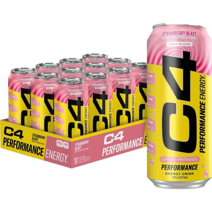 Cellucor C4 Performance Energy 16oz - Box of 12 Strawberry Blast