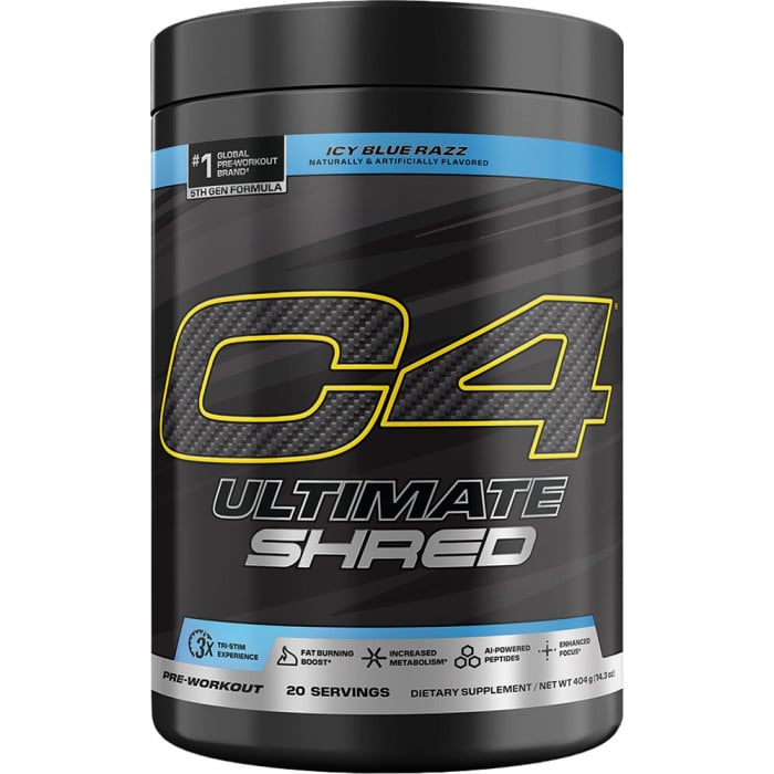 Cellucor C4 Ultimate Shred - 20 Servings Icy Blue Razz