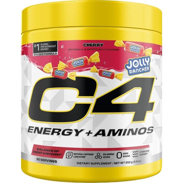 Cellucor C4 Energy + Aminos - 30 Servings Cherry Jolly Rancher