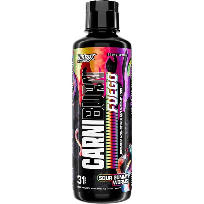 Nutrex Carniburn - 31 Servings Sour Gummy Worms