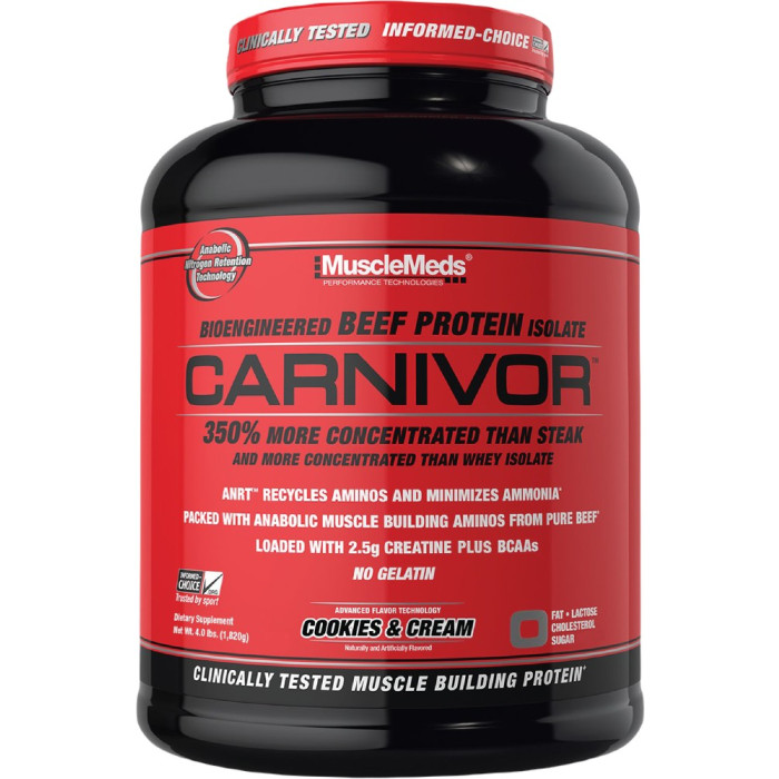 MuscleMeds Carnivor - 4lbs Cookies and Cream