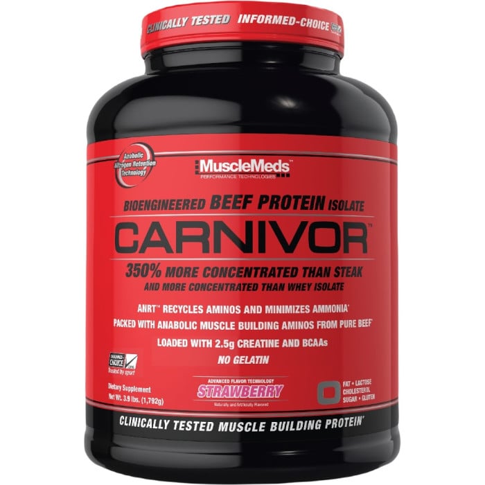 MuscleMeds Carnivor - 4lbs Strawberry