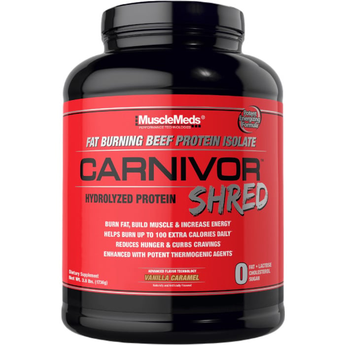 MuscleMeds Carnivor Shred - 4lbs Vanilla Caramel