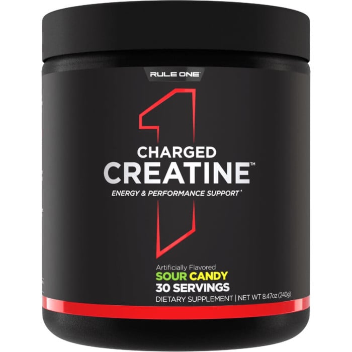 Rule 1 Charged Creatine - 30 Servings Sour Candy