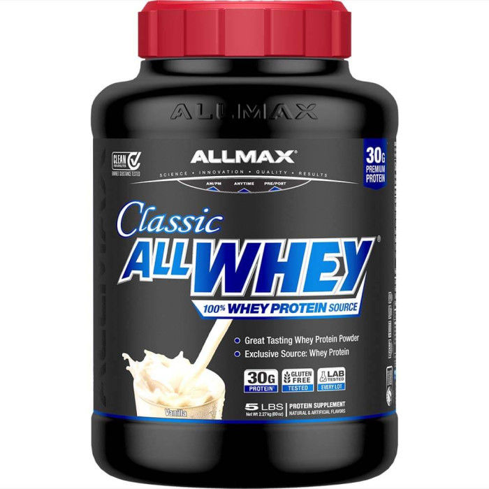 AllMax Nutrition Classic AllWhey - 5lbs Vanilla