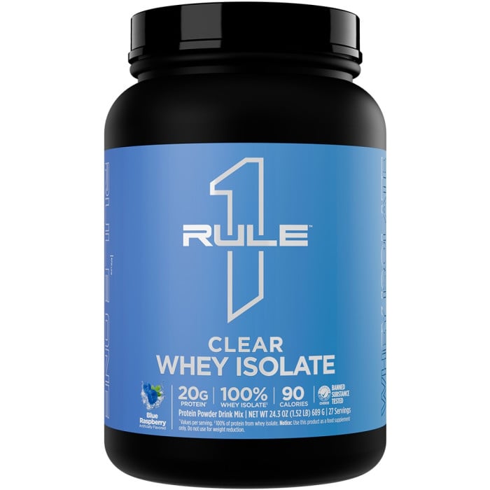 Rule 1 Clear Isolate - 1.5lbs Blue Raspberry