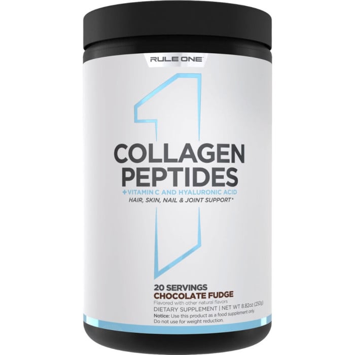 Rule 1 Collagen Peptides - 20 Servings Chocolate Fudge
