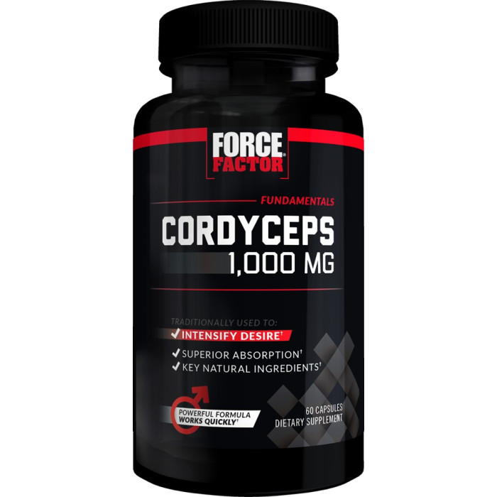 Force Factor Cordyceps 1000mg - 60 Capsules