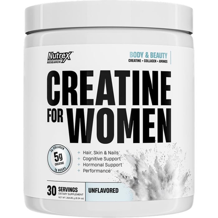 Nutrex Creatine for Women - 30 Servings Unflavored