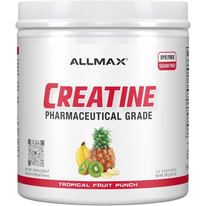 AllMax Nutrition Creatine Monohydrate - 30 Servings Tropical Fruit Punch