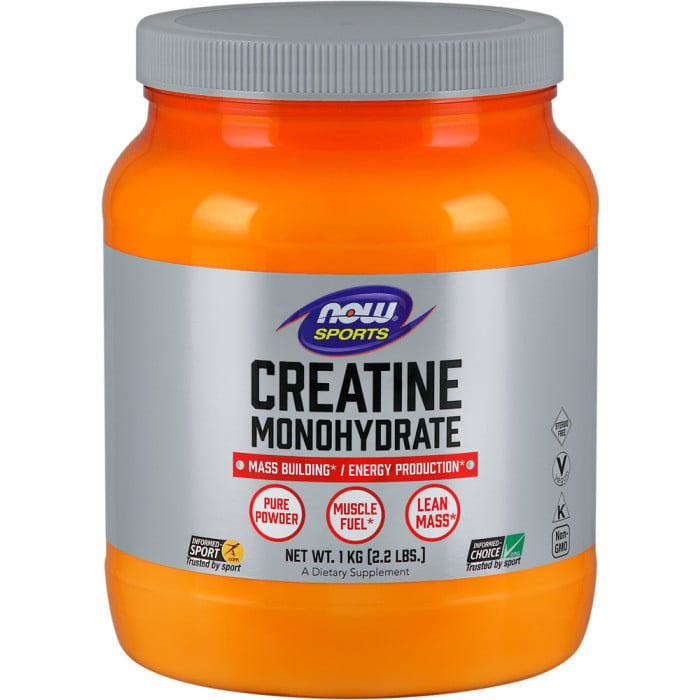 NOW Sports Creatine Monohydrate Powder 1000g Unflavored 
