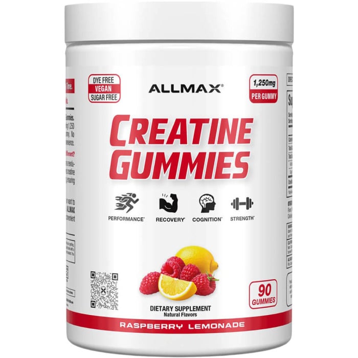 AllMax Nutrition Creatine Gummies - 90 Gummies Raspberry Lemonade