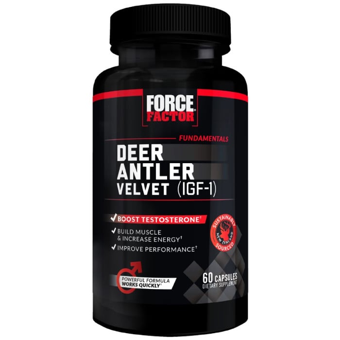 Force Factor Deer Antler Velvet - 60 Capsules