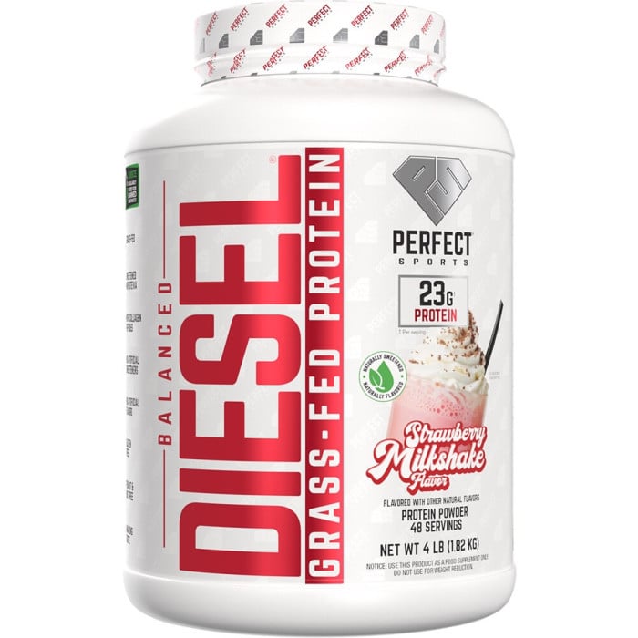 Perfect Sports Diesel Balanced - 4lbs Strawberry Milkshake