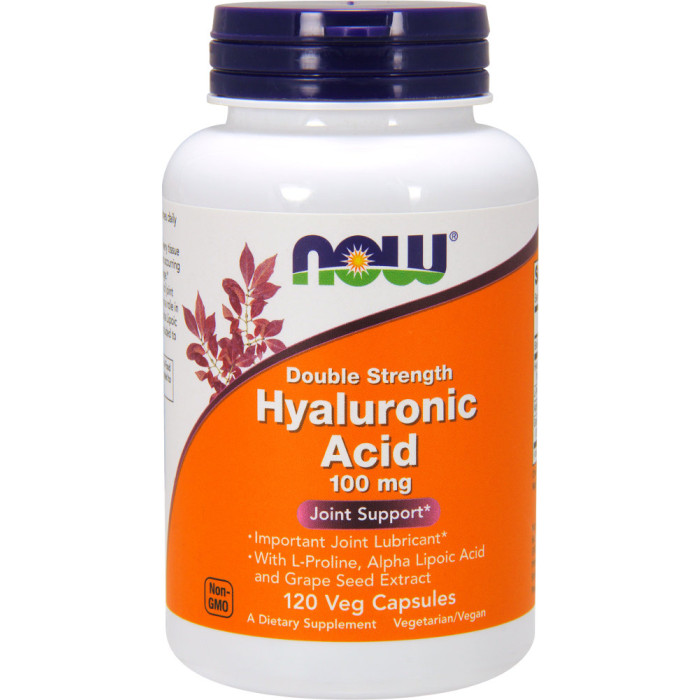 NOW Foods Hyaluronic Acid 100mg 120 VCaps