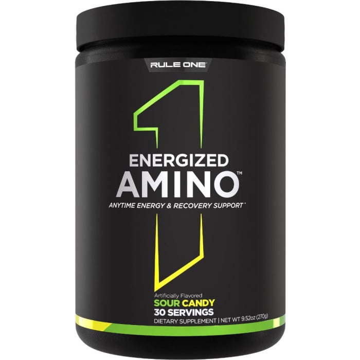 Rule 1 Energized Amino - 30 Servings Sour Candy