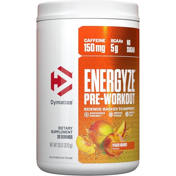 Dymatize Energyze Pre-Workout - 30 Servings Peach Mango