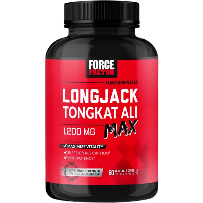 Force Factor Longjack Tongkat Ali Max - 60 VCaps
