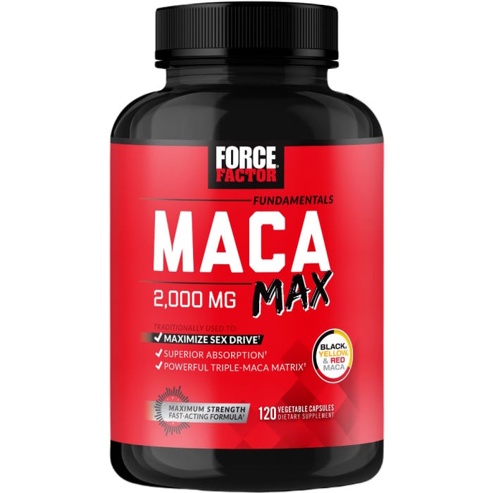 Force Factor Maca Max 2000mg - 120 Capsules