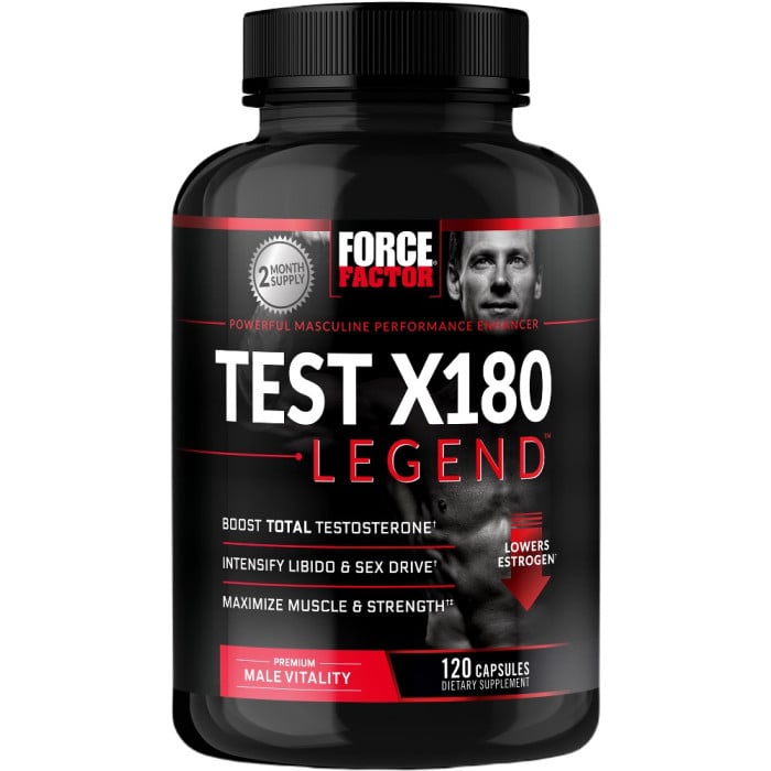 Force Factor Test X180 Legend - 120 Capsules
