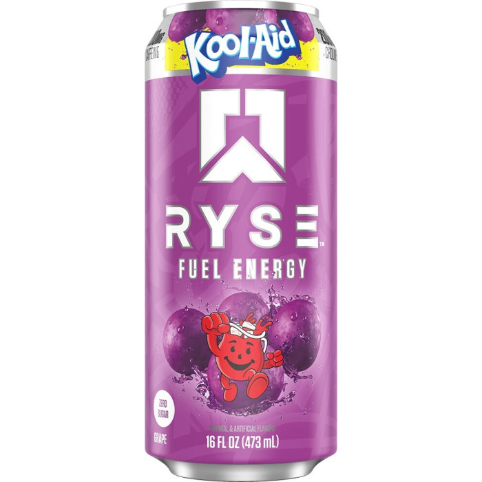Ryse Fuel Energy Drink - 1 Can Kool-Aid Grape