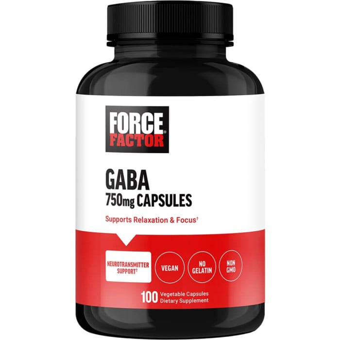 Force Factor GABA 750mg - 100 Capsules