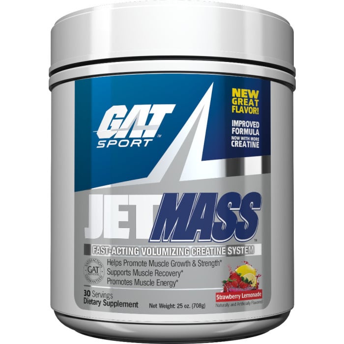 GAT Sport JetMass 30 Servings Strawberry Lemonade