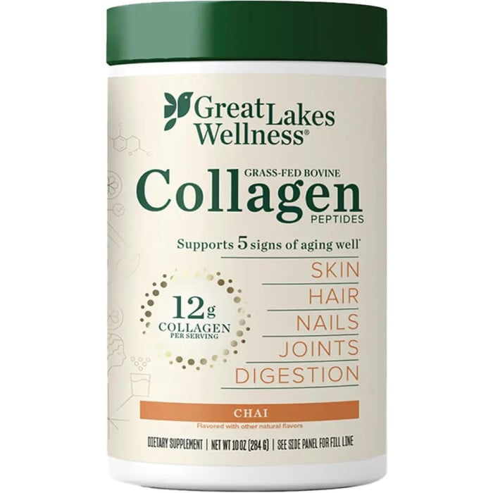 Great Lakes Wellness Bovine Collagen - 10oz Chai