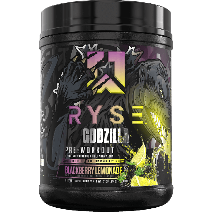 Ryse Godzilla Pre-Workout - 40 Servings Blackberry Lemonade