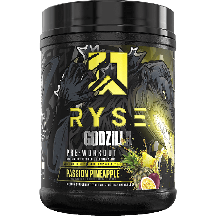 Ryse Godzilla Pre-Workout - 40 Servings Passion Pineapple