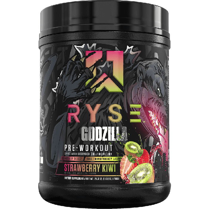 Ryse Godzilla Pre-Workout - 40 Servings Strawberry Kiwi