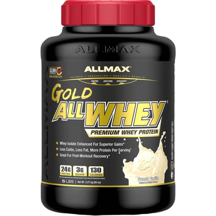 AllMax Nutrition Gold AllWhey - 5lbs Vanilla