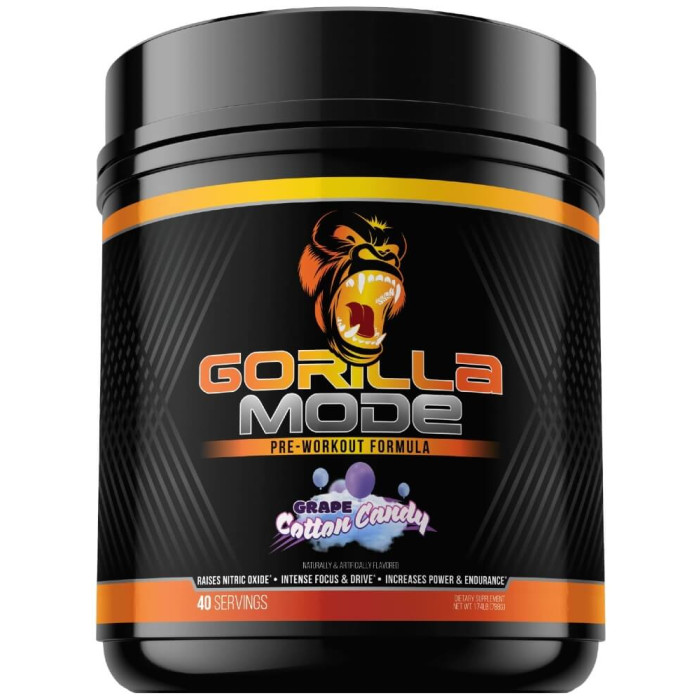 Gorilla Mind Gorilla Mode - 40 Servings Cotton Candy Grape