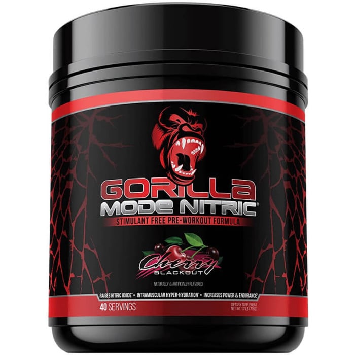 Gorilla Mind Gorilla Mode Nitric - 40 Servings Cherry Blackout