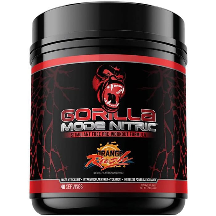 Gorilla Mind Gorilla Mode Nitric - 40 Servings Orange Rush