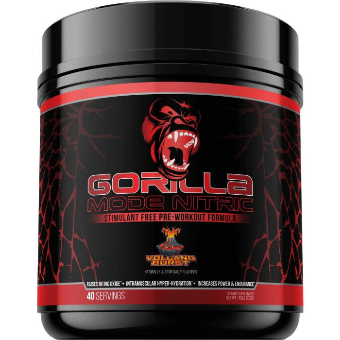 Gorilla Mind Gorilla Mode Nitric - 40 Servings Volcano Burst