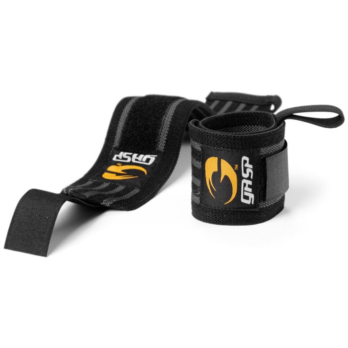 GASP Hardcore Wrist Wraps OS Black/Grey 
