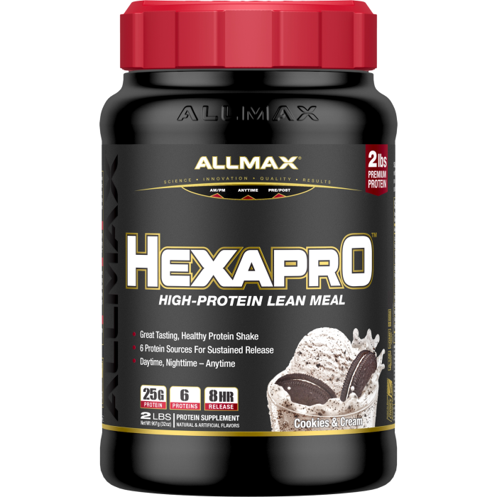 AllMax Nutrition HexaPro - 2lbs Cookies & Cream