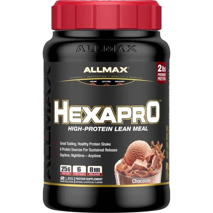 AllMax Nutrition HexaPro - 2lbs Chocolate