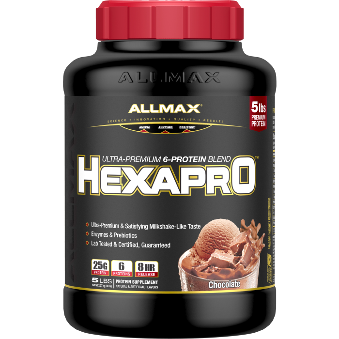 AllMax Nutrition HexaPro - 5lbs Chocolate
