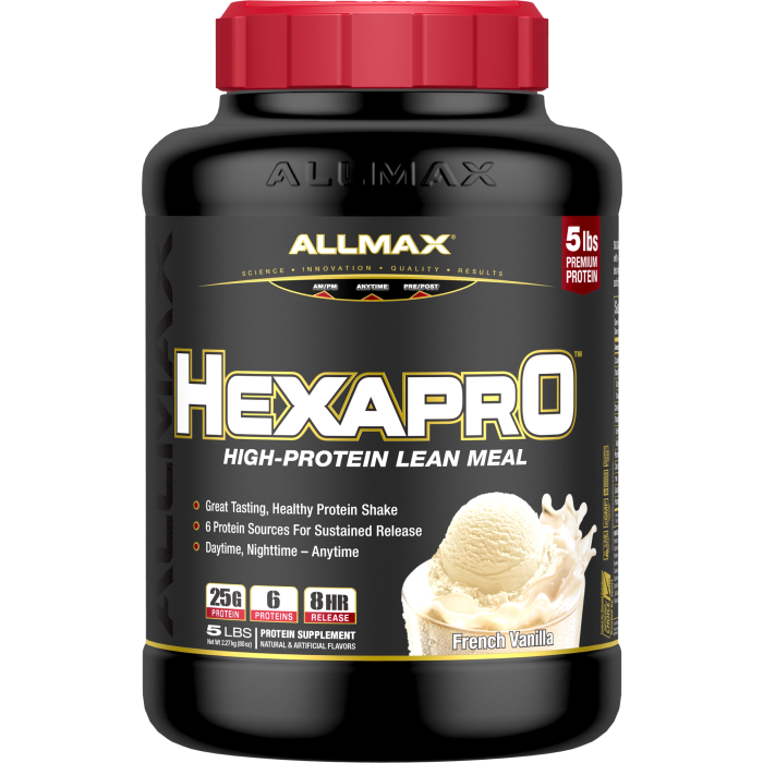 AllMax Nutrition HexaPro - 5lbs Vanilla