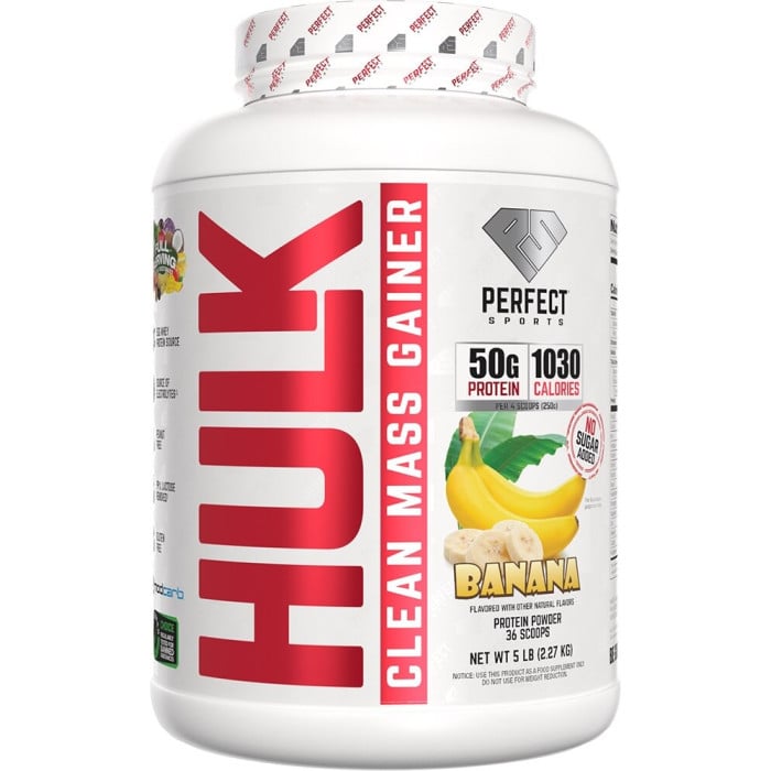 Perfect Sports Hulk Clean Mass Gainer - 5lbs Chocolate Ice Cream