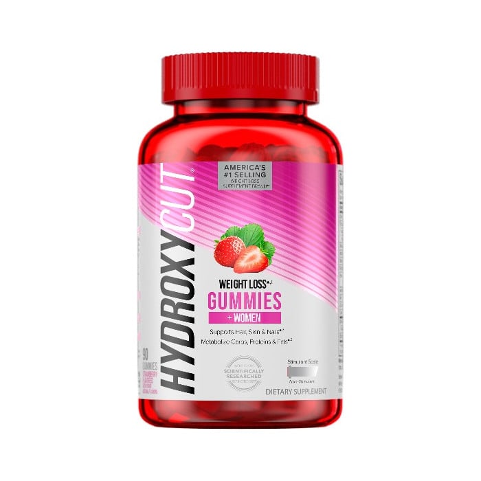 MuscleTech Hydroxycut Gummies + Women - 90 Gummies Strawberry