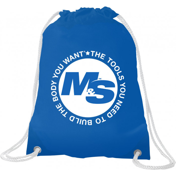 Muscle & Strength Iconic Drawstring Bag, Blue by Muscle & Strength ...