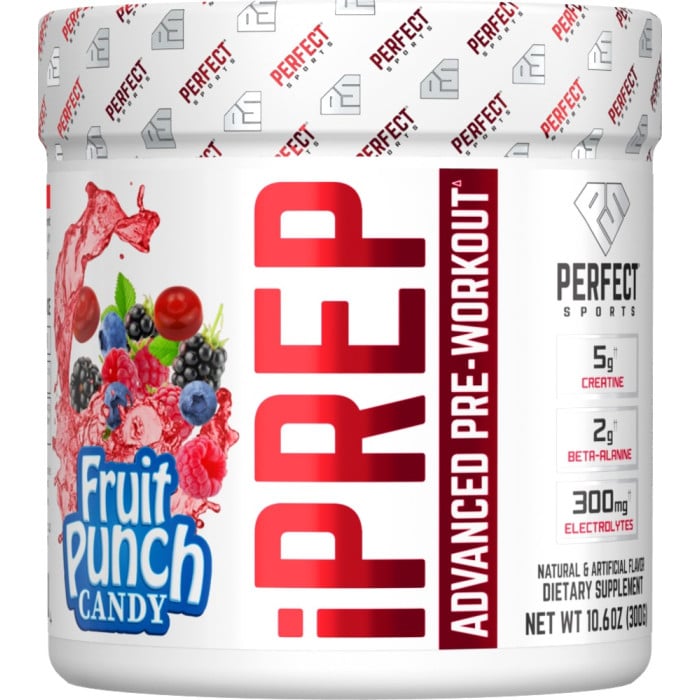 PERFECT Sports iPrep Advanced Pre-Workout - 300g Fruit Punch