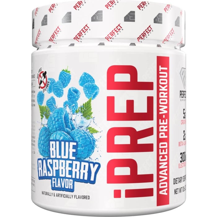 Perfect Sports iPrep Advanced Pre-Workout - 30 Servings Blue Raspberry