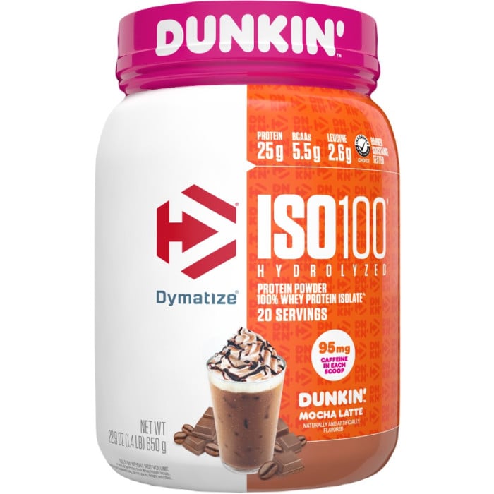 Dymatize ISO100 - 20 Servings Dunkin Mocha Latte