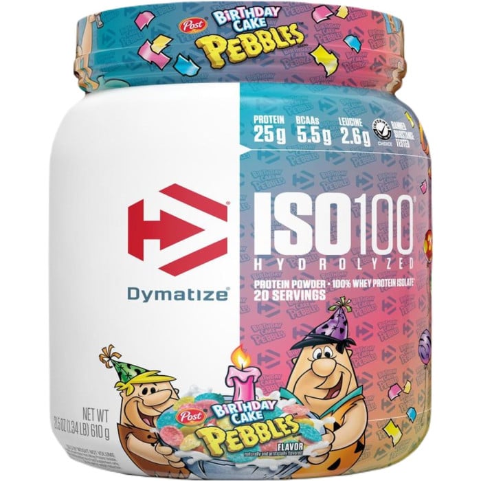 Dymatize ISO100 - 20 Servings Birthday Cake Pebbles