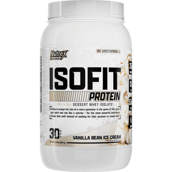 Nutrex ISOFIT - 2lbs Vanilla Bean Ice Cream